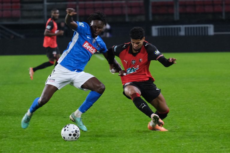 Match de Coupe de France au Roazhon Park : Rennes/Les Sables-Vendéens.