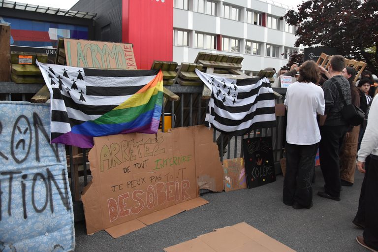 INFO TTU : l&rsquo;université de Rennes exprime son soutien « à la jeunesse » mais appelle au maintien des cours